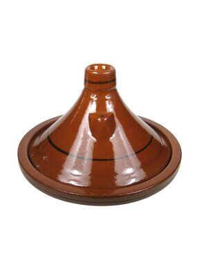 Vintage Moroccan Tagine Pot Handmade Clay Cookware Kitchen Decor Ceramic